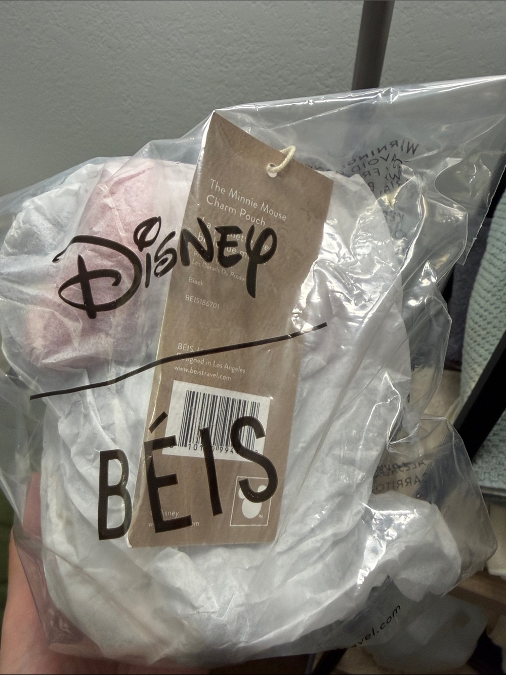 BEIS X Disney Minnie Mouse Charm Pouch - Picture 5 of 5